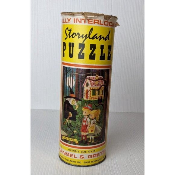 Vintage H-G Toys Hansel & Gretel 10x14” Storyland Puzzle 96 Piece - Picture 1 of 16